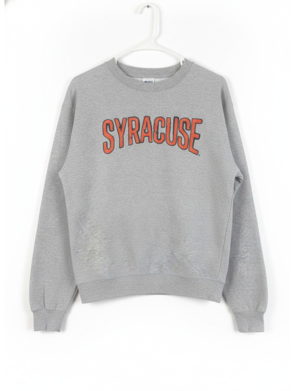 League Unwind Syracuse Grey Crewneck Sweatshirt Size L